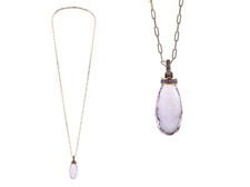 Halskette Anhänger Tropfen