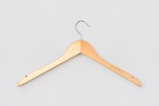 Holz Kleiderbügel natur ohne Steg, 44cm