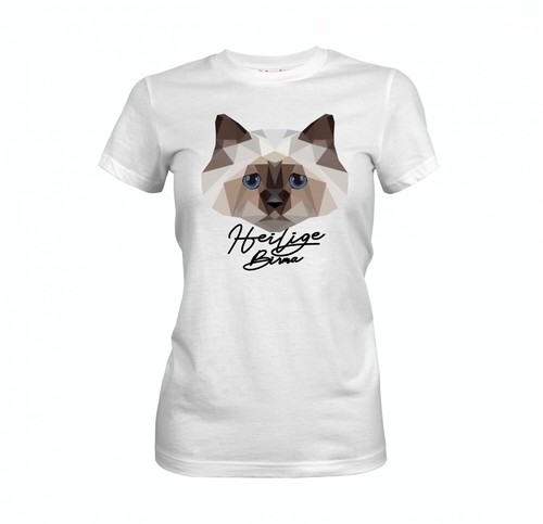 Heilige birma damen shirt - damen, t-shirt