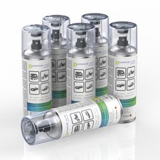 6x Lackspray weiß glänzend