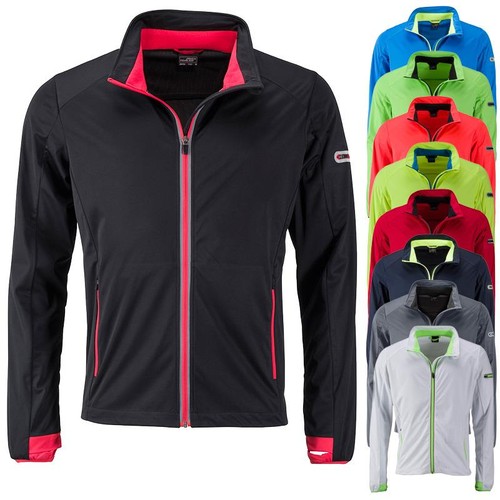Funktionelle softshell jacke - funktionelle, softshell-jacke