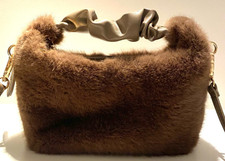 Handtasche Schultertasche Fell