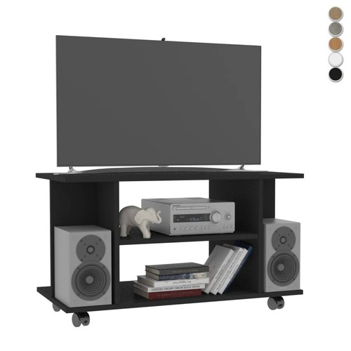 Schrank mit rollen - tv-schrank,