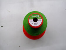 Serafil AMANN 20 er  FB 8190 Grün  600Meter Nähgarn Reißfest sehr starker Faden