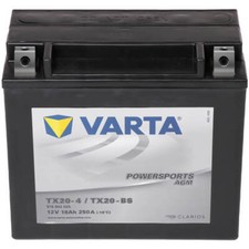 Varta YTX20-BS Motorradbatterie AGM 12V 18Ah CTX20-BS 52013 ersetzt 20Ah