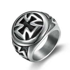 Totenkopf biker ring - biker,