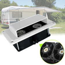 12V Belüftung Abluftventilator Kühler Lüfter Entlüftungssatz Weiß für RV Caravan