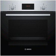 Bosch HBF133BR0 Serie 2 Backofen, Edelstahl, Eco Clean Direct, 3D Heißluft