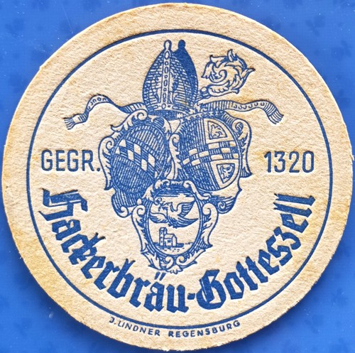 Alter bierdeckel hackerbräu - bierdeckel,