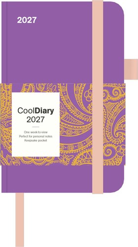 Cool diary fresh purple 2027 - diary,