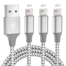 3er 3m Schnellladekabel USB A Ladekabel für iPhone MFI-zertifiziert Datenkabel