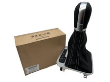 Original VW Abdeckung Schaltknauf Touareg 7P Schaltsack Leder schwarz Automatik