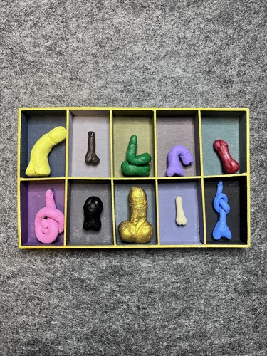 Setzkasten holz phallus - holz,