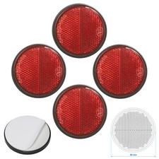 4x Reflektor Rot rund Ø58