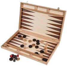 SQUARE - Backgammon aus Holz -