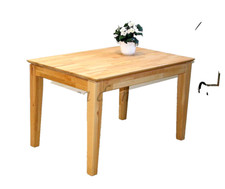 Massivholz Tisch ausziehbar 120/180x75x80cm holz Kernbuche massiv geölt Esstisch