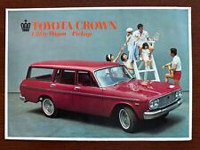 Prospekt / brochure Toyota Crown Utility Wagon - Pickup MY 1966