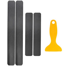 4x Auto Einstiegsleisten Schutz Ladekantenschutz Kratzer Carbon Lackschutz Folie