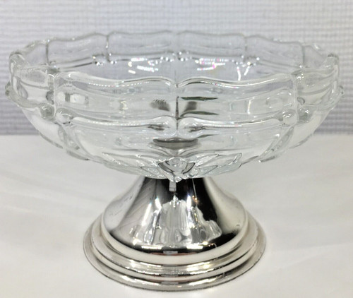 Wmf glasschale mit - wmf, metallfuß