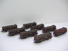 Konvolut 8 stück Piko Säuretopfwagen DR gealtert,neue Radsätze, 1:87 H0 DC