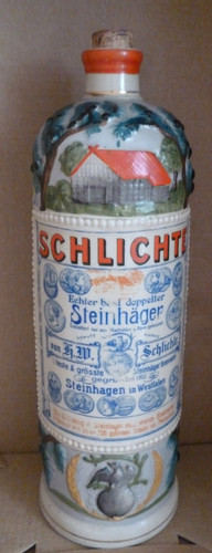 Antike flasche schlichte - flasche,