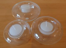 PartyLite Schwimmhalter "Bubbles" Trio f.Teelichter Neuwertig