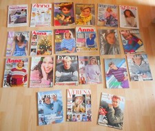 21 x heft hand arbeit anleitung stricken häkeln alt hefte konvolut mode versch.
