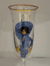 Vintage Goebel Sektglas Judith I Gustav Klimt 24 cm