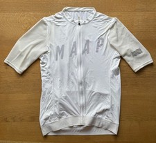 MAAP Echo Pro Base Jersey | Kurzarm-Trikot | Weiß | Größe L | Sehr guter Zustand