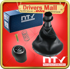 Schaltknauf + Schaltsack mit Rahmen passend für VW T5 | 5 Gang | BJ 2003-2015