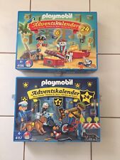 2 Adventskalender Playmobil 4156 und 4157, gebraucht, ohne Inhalt, mit Anleitung