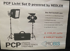 HEDLER Dauerlicht SET / DX15, DF15 + Koffer, Sehe Bilder
