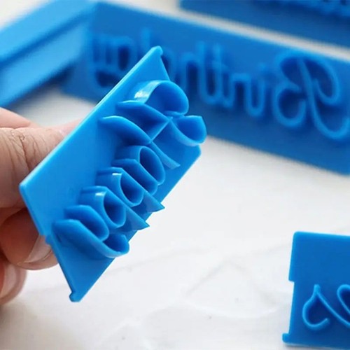 6er fondant prägestempel - fondant, set