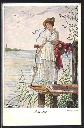 Künstler alfred mailick - künstler-ak,