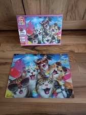Puzzle 3D Effekt mit Katzenmotiv von Playtive Junior 48-teilig, ab 6 Jahre