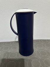 Tupperware Thermowächter 1 Liter Kanne Kaffeekanne Teekanne Blau Indigo