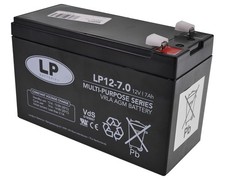 Gel Akku Batterie 12V 7Ah Blei für Alarmanlage USV-Systeme Rasenmäher AGM VdS