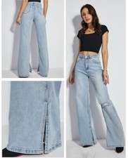 Damen Jeans Hose Bootcut High