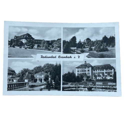 Ansichtskarte brambach - ansichtskarte,