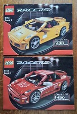 Lego  Systeme Bauplan , Aufbauanleitung , 8143 , Racers . 1 + 2