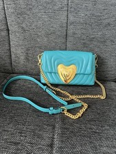 Escada Heart Bag Small Türkis Clutch Crossbody Bag Tasche