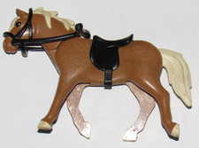 playmobil© Pferd Haflinger Zaumzeug Sattel 5624 PonyRanch mit Kutsche