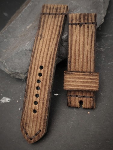 24mm uhrenarmband echtleder - ,