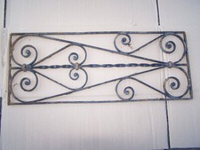 historisches Türgitter Fenstergitter  Ziergitter / Haustürgitter Gusseisen