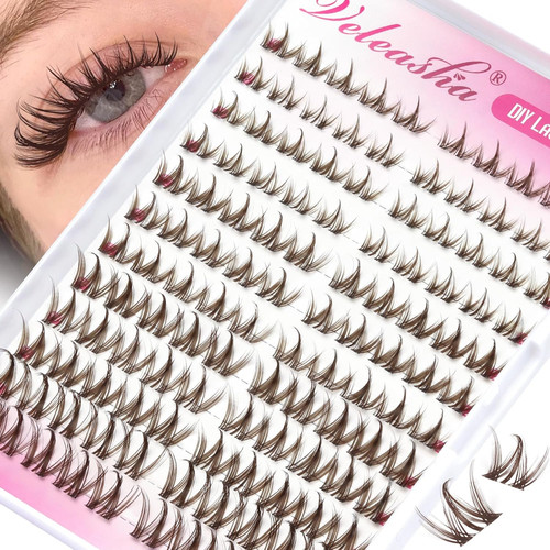 Veleasha wimpern cluster - wimpern, braun