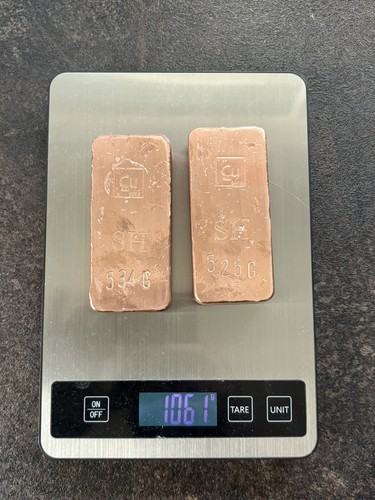 Kupferbarren 500 gramm - 2,