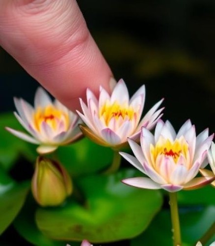 Zwergseerose mehrfarbig