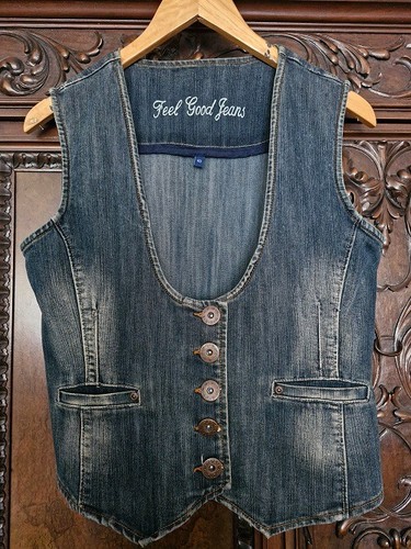Weste jeansweste damen feel - jeansweste,