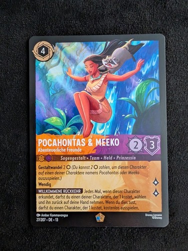 Tcg disney lorcana pocahontas - disney,