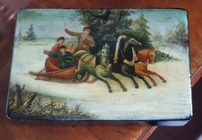 Antike Russische Lackdose